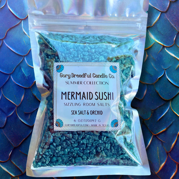 Mermaid Sushi Sizzling Room Salt Crystal Potpourri: Sea Salt & Orchid Scent - Picture 3 of 11